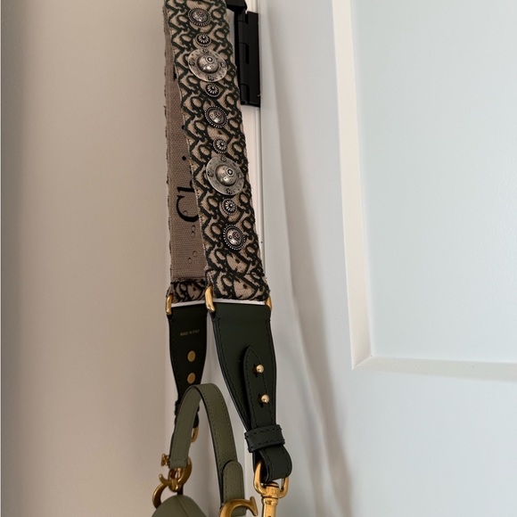 Dior Mini Saddle Bag with Embellished Strap - Picture 7 of 16